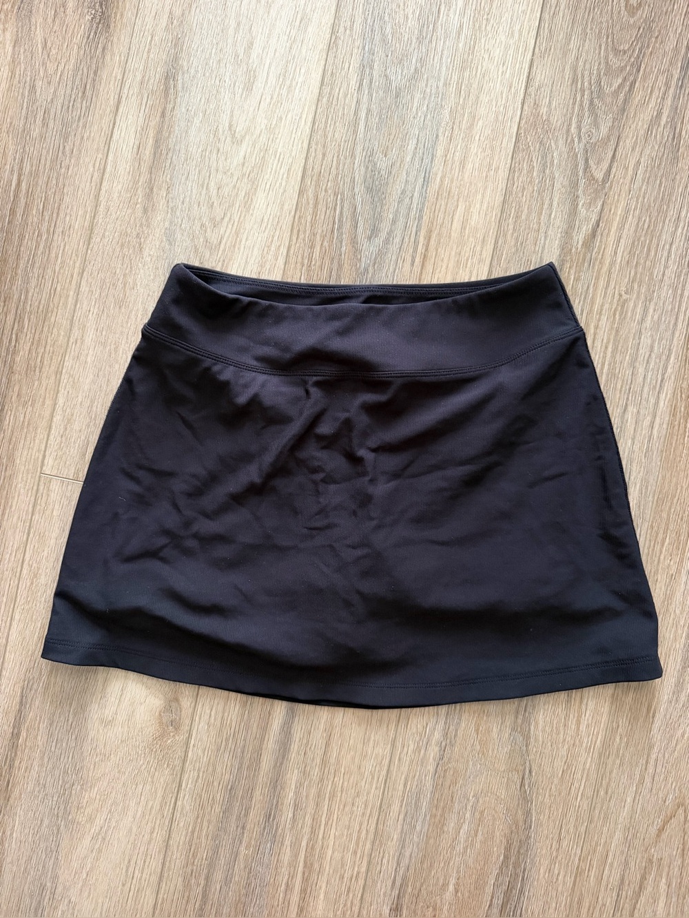 Black tennis mini skort